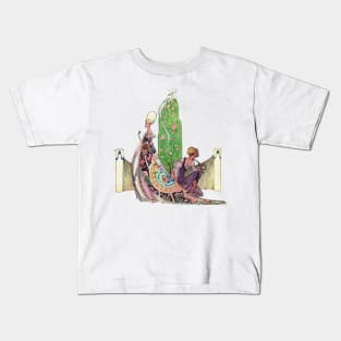 In Powder and Crinoline by Kay Nielsen Kids T-Shirt